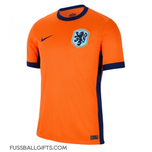 Niederlande Fußballbekleidung Heimtrikot EM 2024 Kurzarm